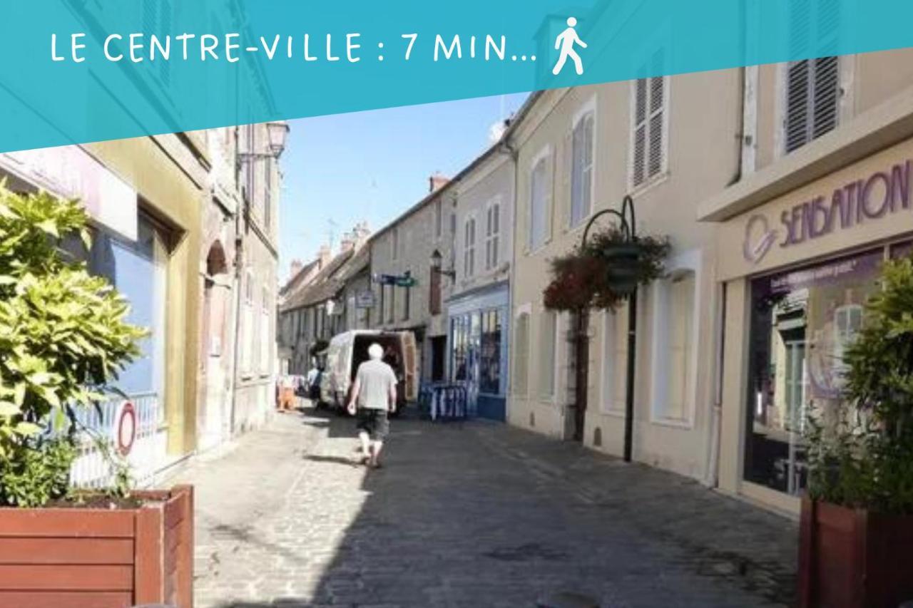 L'Emeraude Rez-De-Chaussee - Parking Prive -Zapart'Hotels Malesherbes ภายนอก รูปภาพ